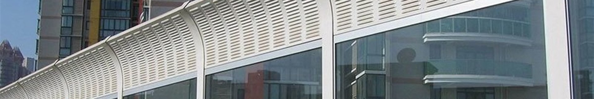Curved Sound Barrier product photo showing the product structure