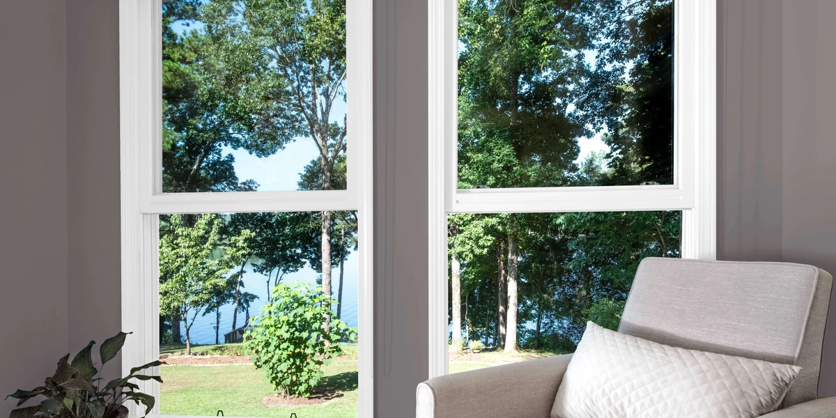 Fine invisible stainless steel screen mesh installed in a window