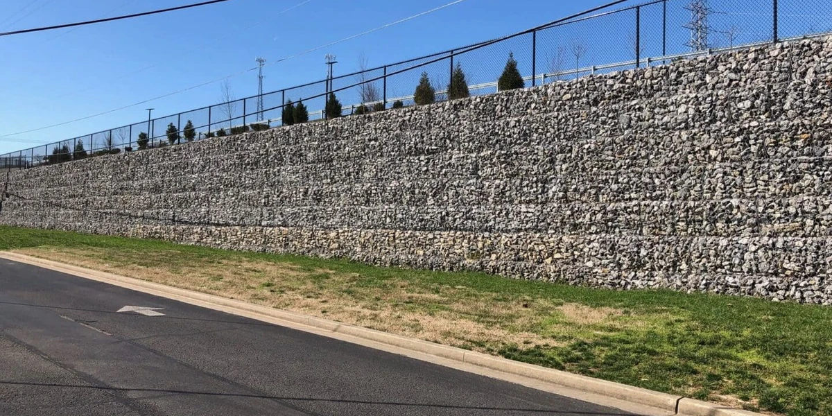PE/PVC Coated Gabion Mesh product image showing structure and appearance