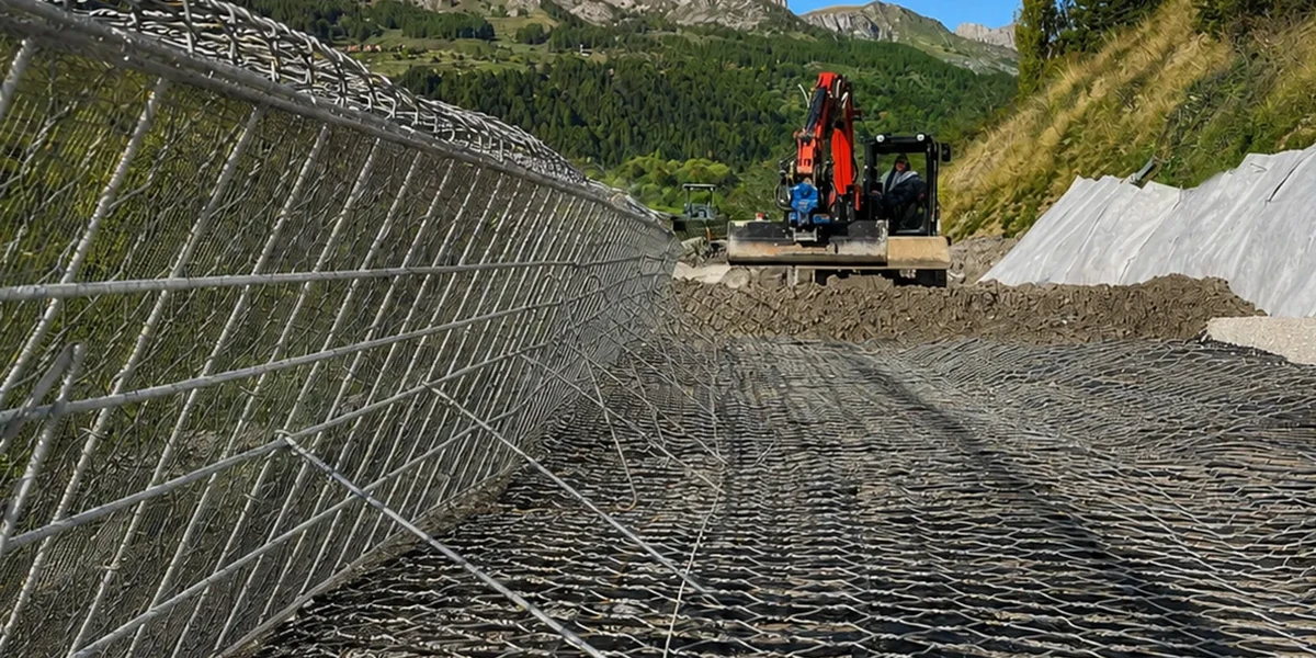Reinforced Terramesh product image showing structure and appearance