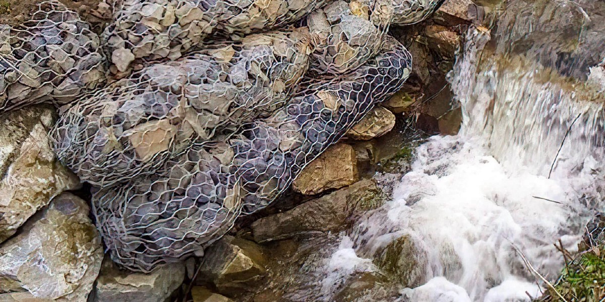 Sack Gabion product image showing structure and appearance